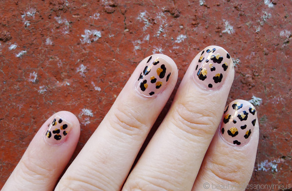 DIY Leopard Print Nail Art