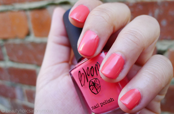 Bloom Nail Polish in Emily Green Bright Melon