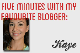 Five Minutes with My Favourite Blogger: Kaye @ Beautiful Kayekie