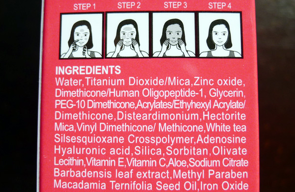 Rachel K CC Cream in Neutral Ingredients