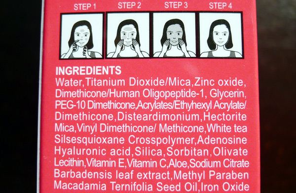 Rachel K CC Cream in Neutral Ingredients