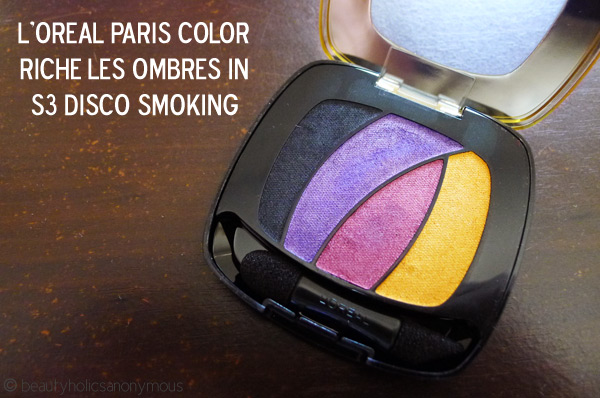 L'Oreal Paris Color Riche Les Ombre in Disco Smoking