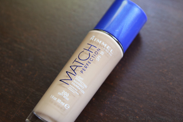 Rimmel Match Perfection Light Perfecting Radiance Foundation