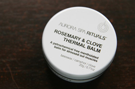 Quickie Mention: Aurora Spa Rituals Rosemary & Clove Thermal Balm