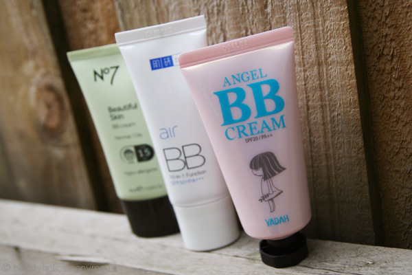 Yadah Angel BB Cream, Hada Labo Air BB, No7 Beautiful Skin BB Cream