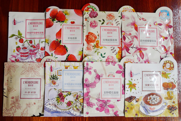 L'Herboflore Facial Sheet Masks