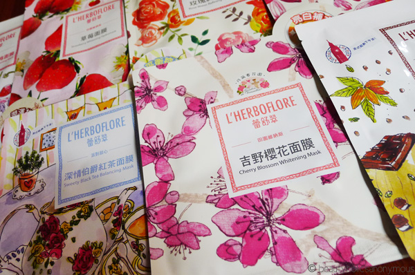 L'Herboflore Facial Sheet Masks