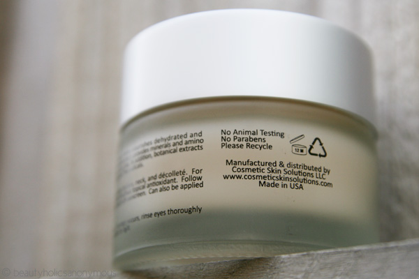 Cosmetic Skin Solutions Day Moisturizing Creme Advanced Formula +