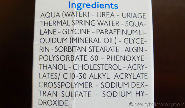 Uriage Keratosane 30 Gel Creme Ingredients