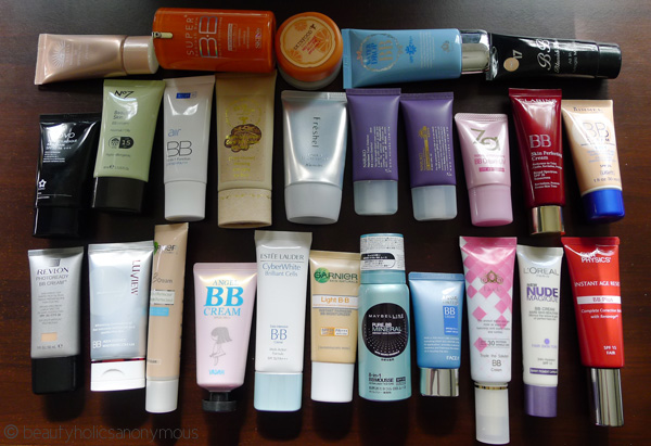 Current Stash of BB Creams