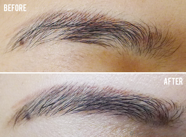 Beauty Experience: Benefit Brow Bar @ Chadstone Before and After