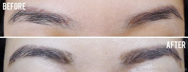 Beauty Experience: Benefit Brow Bar @ Chadstone Before and After