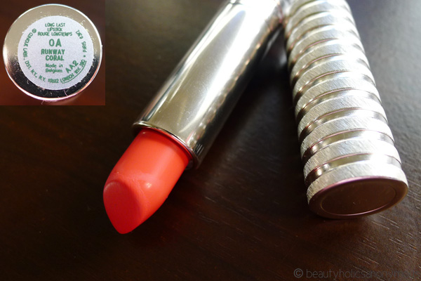 Clinique Long Last Lipstick in Runway Coral