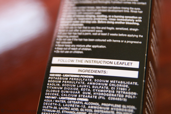 L’Oréal Paris Preference Wild Ombrés Ingredients