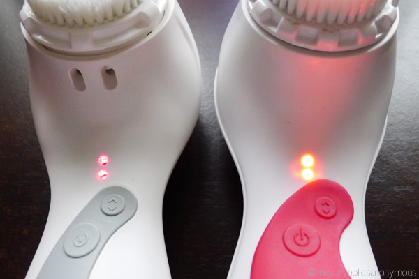 Skin Physics Derma Sonic Power Cleansing Brush vs Clarisonic Plus 