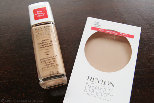 Revlon Nearly Naked Foundation and Pressed Powder