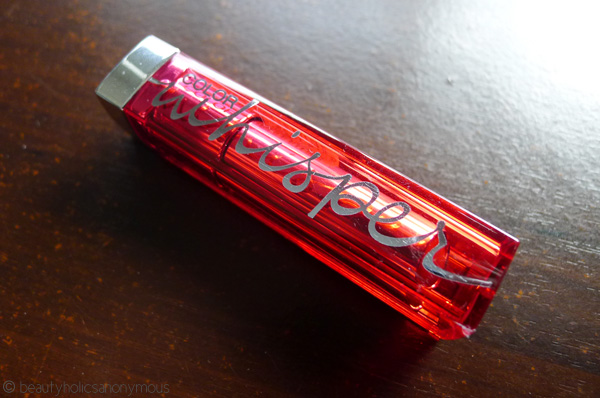 Maybelline Color Whisper in Who Wore It Red-er