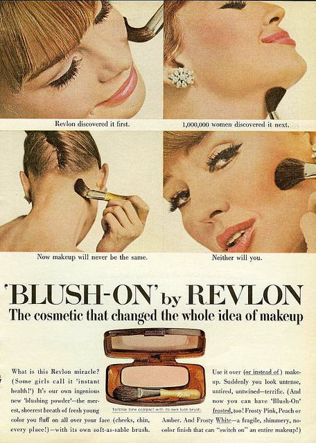 Vintage ad Revlon Blush