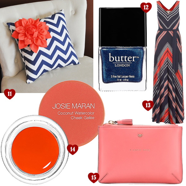 List of Lusts: Navy + Coral