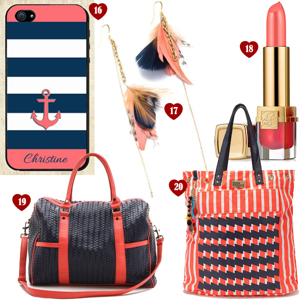 List of Lusts: Navy + Coral