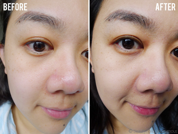 Maybelline Instant Age Rewind The Lifter Foundation Before and After