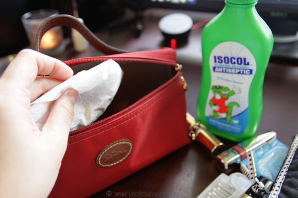 When was the last time you cleaned your makeup bag? 