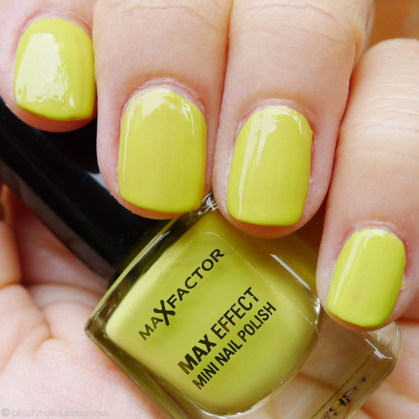 Max Factor's Mini Nail Polish in Acid Lime