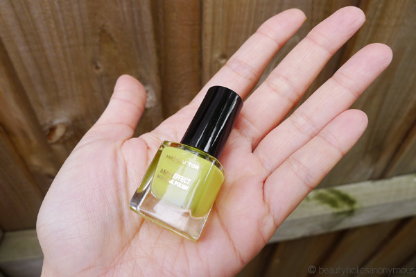 Quickie Mention: Max Factor’s Mini Nail Polish in Acid Lime