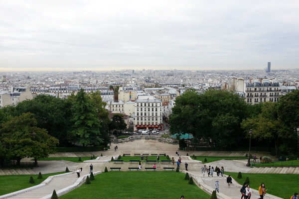 Paris City View at Montmartre