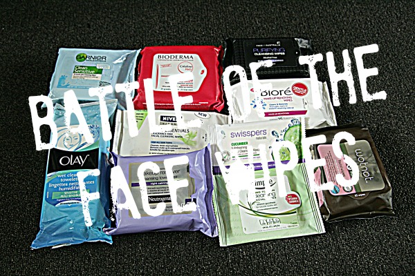 Battle of the Facial Wipes (Featuring Swisspers, Biore, Bioderma, Wotnot, Garnier, Neutrogena, Face of Australia, Simple, NIVEA and Olay)