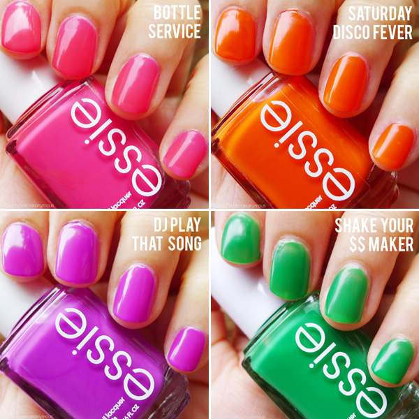 Essie Bottle Service, Shake Your $$ Maker, DJ Play That Song, Saturday Disco Fever