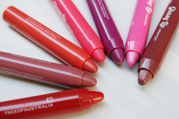 Face of Australia Glossy Lip Crayons