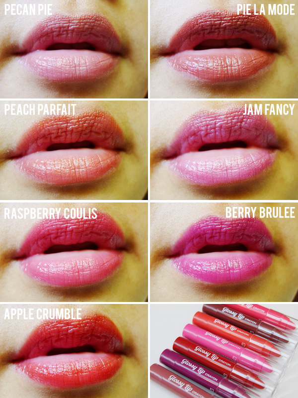 Face of Australia Glossy Lip Crayons