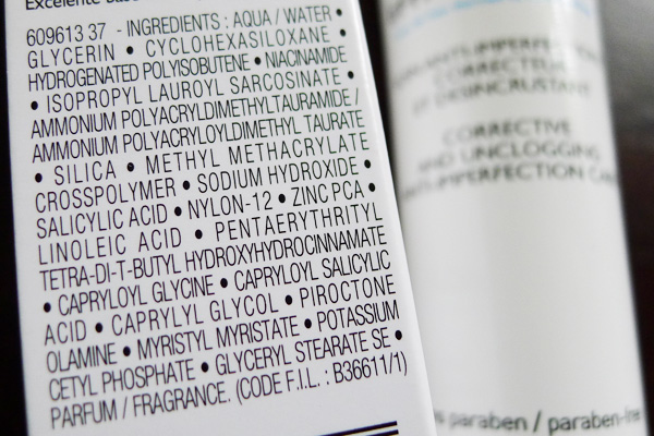 La Roche-Posay Effaclar Duo Ingredients