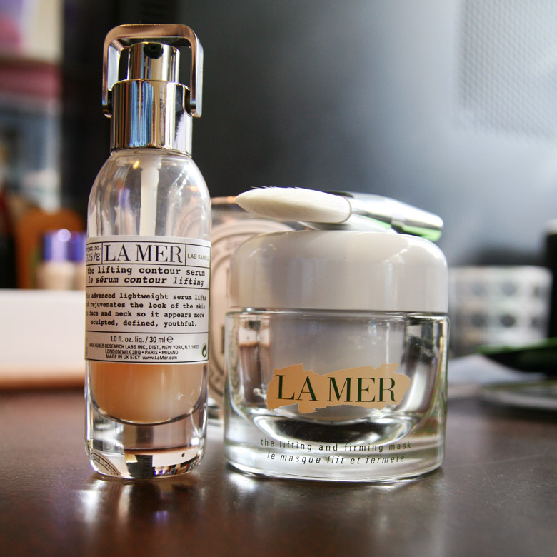 La Mer The Lifting Contour Serum and The Lifting and Firming Mask