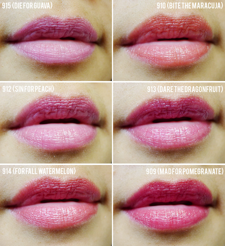 L'Oreal Glam Shine Balmy Gloss Lip Swatches