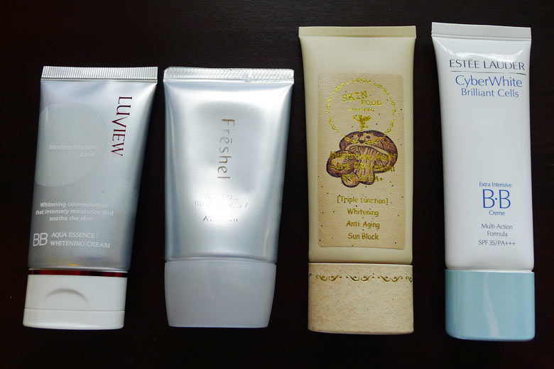 LuView Freshel Skinfood Estee Lauder BB Creams