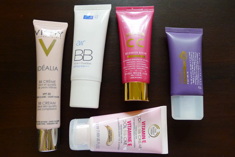 Vichy Hadalabo Rachel K Naruko Body Shop BB CC Creams