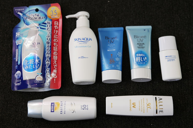 Japan Haul Sunscreens