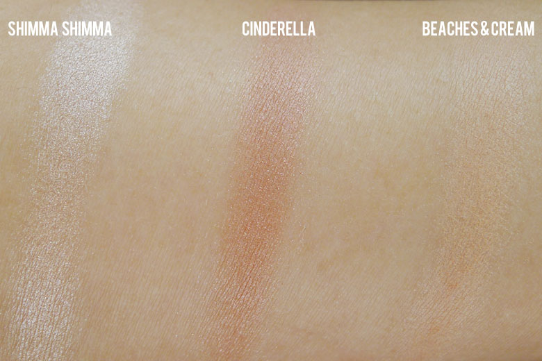 Makeup Geek Eyeshadows Swatches