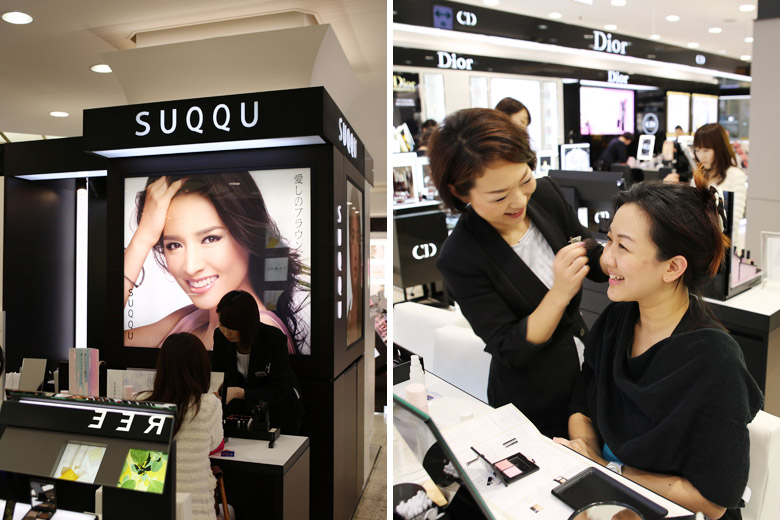 Makeover at SUQQU