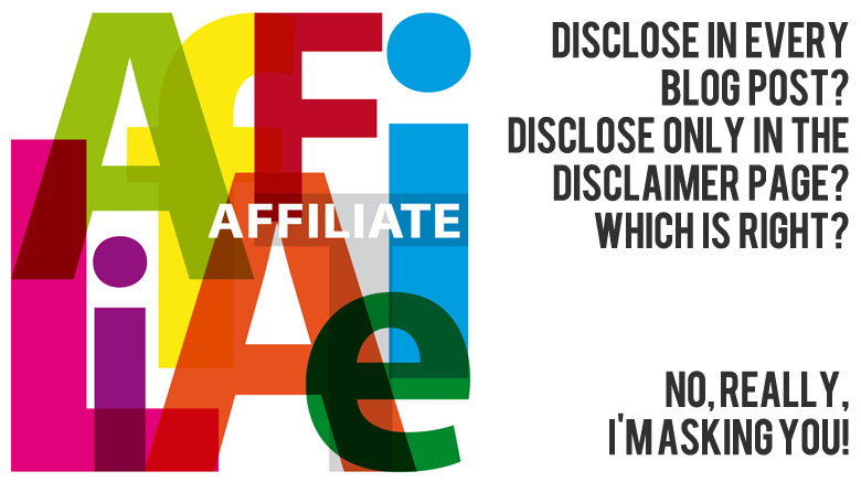 Bloggie Wednesday: Do You Disclose Your Affiliate Links In All Of Your Blog Posts?