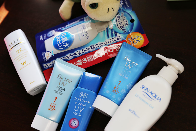 My favourite Japanese sunscreens