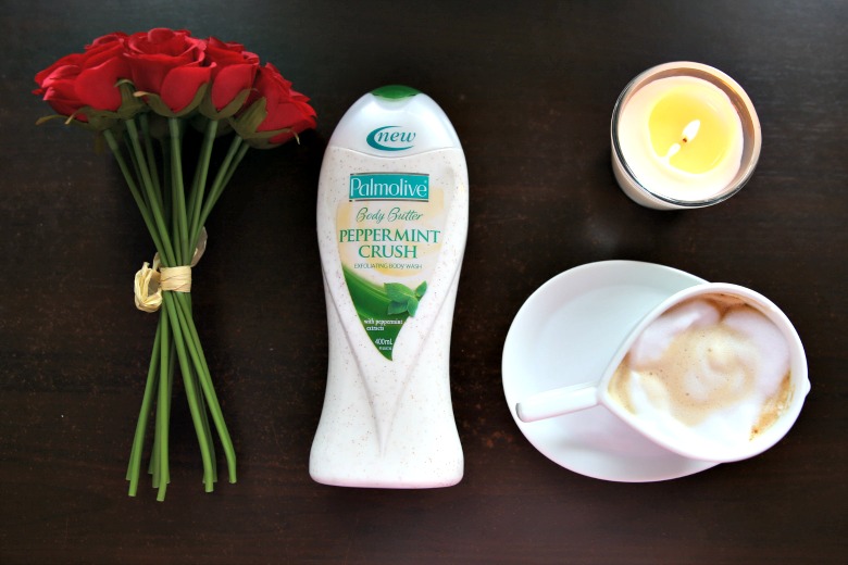 Palmolive Body Butter Peppermint Crush Exfoliating Body Wash