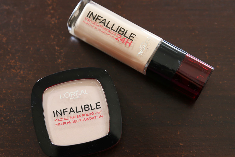 L'Oreal Paris Infallible 24H Stay Fresh Foundation and Powder Foundation