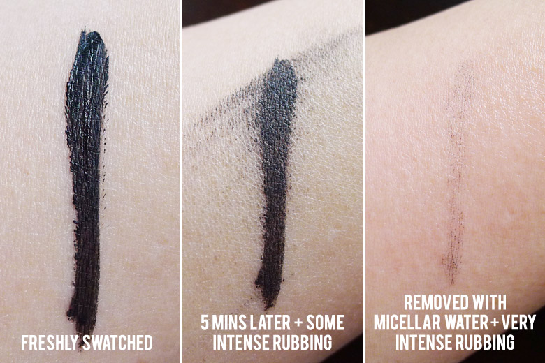 Maybelline Lasting Drama Pen Gel Liner Swatches