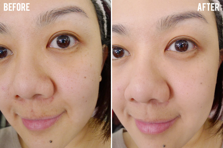 Maybelline's SuperStay Better Skin Flawless Finish Foundation Before and After