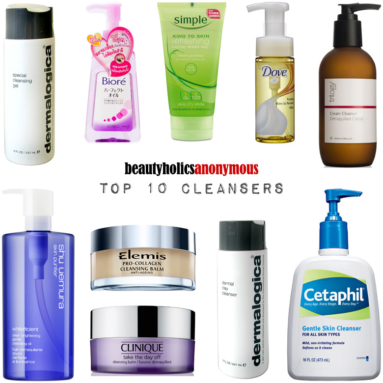 Week of Skincare Favourites 2014: My Top 10 Cleansers