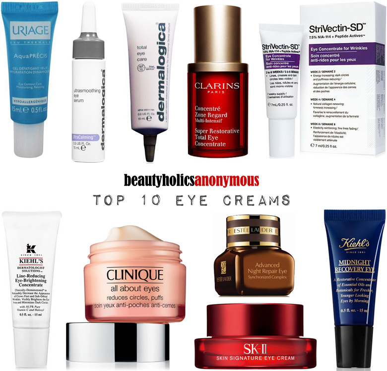 Week of Skincare Favourites 2014: My Top 10 Eye Creams