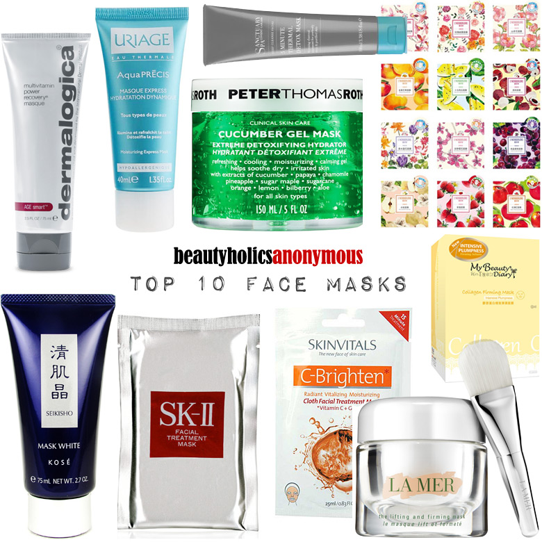 Week of Skincare Favourites 2014: My Top 10 Facial Masks